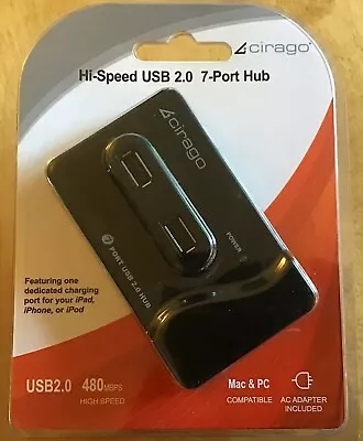 Cirago Hi-Speed USB 2.0 - 7 Port Hub  • $15.99