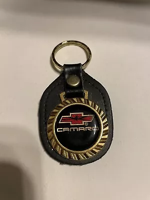 $29.99 • Buy VINTAGE 1980s CHEVROLET CAMARO LEATHER KEYCHAIN: NEW OLD STOCK