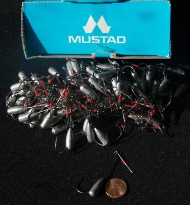 100 Mustad Needle Point Powerlock Hooks  4/0 #66 • $9.99