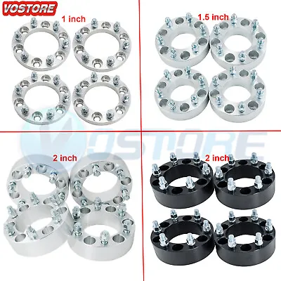 (4) 6x5.5 Wheel Spacers Adapters For Chevy Silverado 1500 Suburban GMC Trucks • $82.45