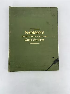 J O MADISON / Madison's Direct Shoulder Measure Coat System  FIRST 1st Ed • $199.99