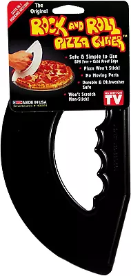 Rock'N Roll Pizza Cutter Black • $13.66