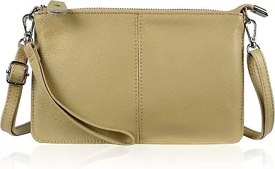Befen Genuine Leather Wristlet Clutch Wallet Purses Small Crossbody Bags Shoulde • $71.62
