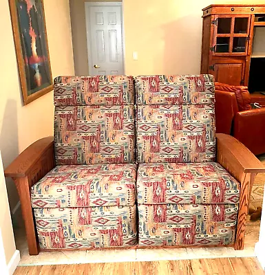 Custom Made Mission Recliner Loveseat • $1900