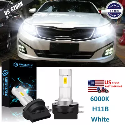 H11B LED Headlight Low Beam Bulbs For KIA Optima 2007-2015 Forte 2010-2013 Soul • $17.29