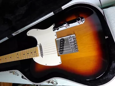 2016 Fender Standard Telecaster MIM Guitar - Sunburst Fender Case Mint • $825