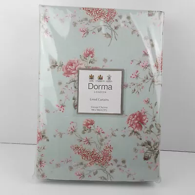 Dorma London Lined Curtains 66’’ X 72’’ 168 X 184cm Vintage Chelsea Floral New • £49.95