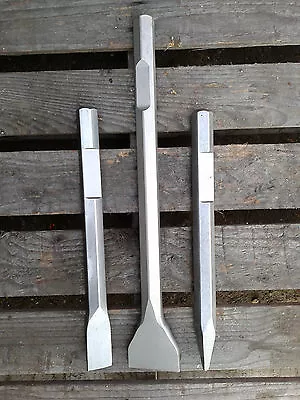 £75 • Buy CHISEL, POINT & 75 Mm Bolsters Fits HILTI TE 3000 AVR BOSCH GSH 27 GSH 16