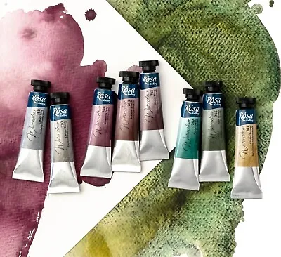 Rosa Gallery Watercolour Paint Tube 10ml Extra Fine Professional Paint Set • $4.70