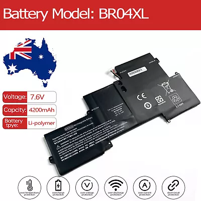 BR04XL Battery For HP EliteBook Folio 1020 G1-W3G26UP 1020 G1-W0C20US • $62.98