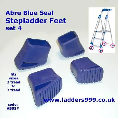 Abru  Blue Seal  Stepladder Feet -  Full Set Of 4 • £19.80