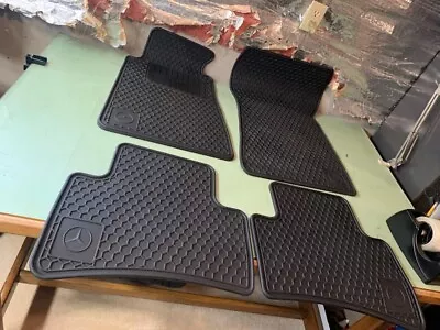 OEM Mercedes W202 C Class All-weather Rubber Floor Mat Set Black • $255