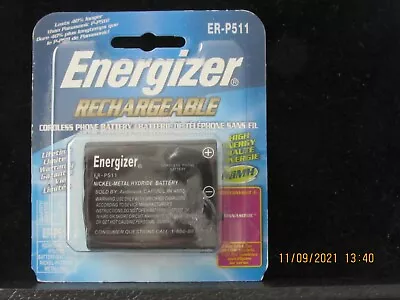 Energizer ER-P511 Rechargeable Cordless Phone Battery ~ New Sealed • $34.95