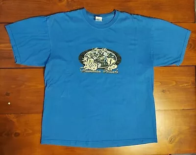 NEW Map Of The Hawaiian Islands Men's Royal Blue XL Graphic Print T-Shirt • $16.25