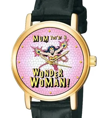 Wonder Woman Symbolic Art Mother / Wife's Special Gift For Christmas Wrist Watch • £98.86