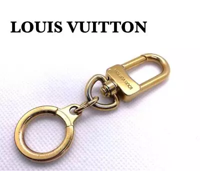 Louis Vuitton Anneau Cles Key Ring Holder Charm Gold Tone M62694 Used • $79.65