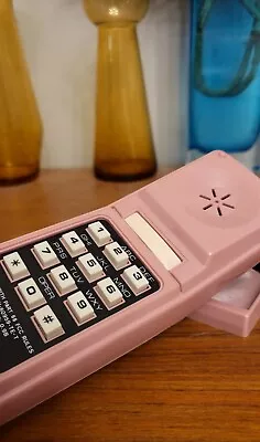 1980's Pastel Pink Wedge Telephone Vintage Stranger Things 80's Style • $49.99