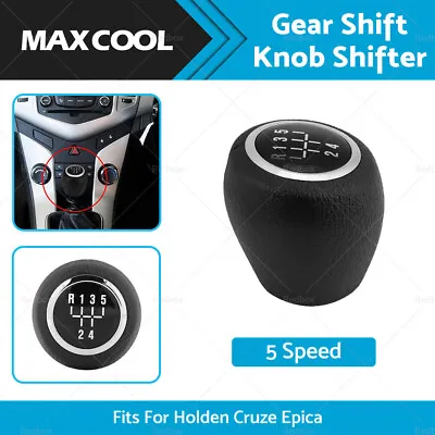$17.99 • Buy Gear Shift Knob 5 Speed Shifter Fits For Holden Cruze 2011-2016 Epica 2007-2011