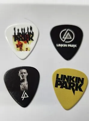 ‼️NEW‼️ 4 X Linkin Park GUITAR PLECTRUM 0.71MM Rock Nu Metal Chester Bennington  • £6.95