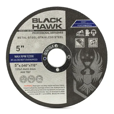 100 Pack 5 X.040 X7/8  Cut-off Wheel - Metal & Stainless Steel Cutting Discs • $84.99