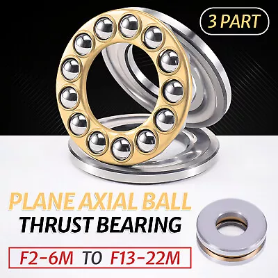 Miniature Plane Axial Ball Bearing Thrust Bearing ID 2-13mm 3 Part Plane Bearing • £38.70