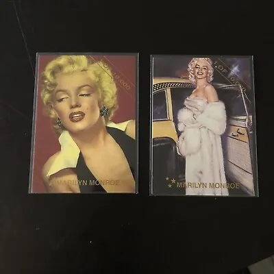 Marilyn Monroe 1993 Limited Edition /10000 Rockstreet 2 Card Set • $15.75