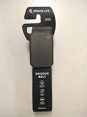 Groove Life Adjustable Web Belt With Magnetic Buckle Gun Metal/Deep Stone • $33