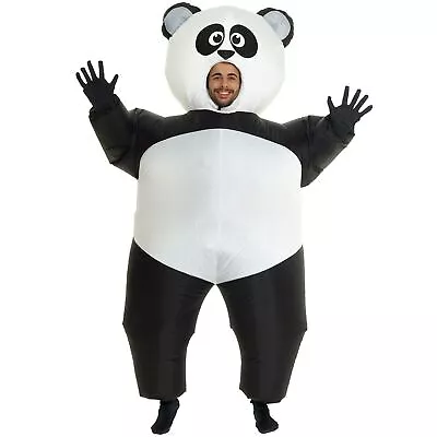 Inflatable Adult Panda Costume Great Family Blow Up Animal Bear Sumo Fat Suit • £42.99