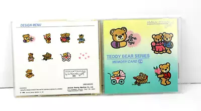 1994 Janome Embroidery Memory Card 18 Teddy Bear Series 9 Designs Has Templates • $12.99