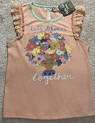 NWT Matilda Jane Girls Super Cute “ Let’s Bloom Together “ Size 12 Top • $10.99