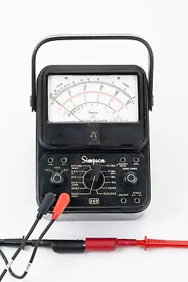 Simpson 260 Multimeter Series 6 With Original Test Leads Fully Tested • $68