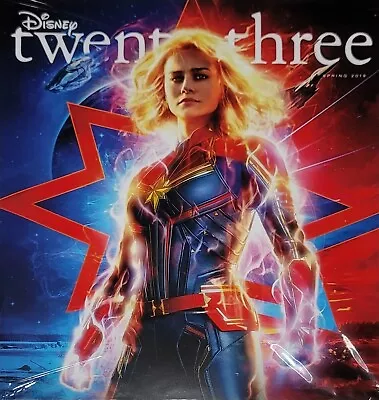 D23 Disney Twenty-Three Magazine Plus CAPTAIN MARVEL Movie Spring 2019 New • $15