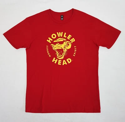 £14.95 • Buy Howler Head Shirt Adult Mens XL Red Graphic Short Sleeve Monkey Kentucky Bourbon