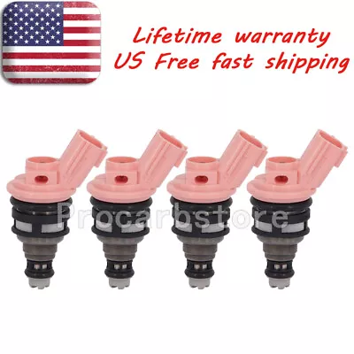 4X 1660057Y00 Fuel Injector For 1991-1999 Nissan With GA16DE Engine Sentra 1.6L • $44.49