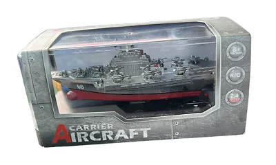 Remote Control RC Micro Boat AIRCRAFT CARRIER Navy Ship  2.4GHz • $17.99