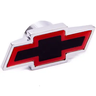 Air Cleaner Wing Nut 1/4 -20 5/16 -18 Threads Black Red Bowtie Logo For GM Chevy • $22.99