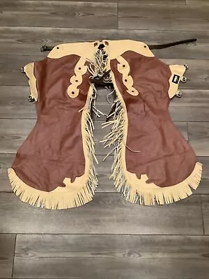 Kids Youth Authentic Rodeo Chaps Handmade Leather Barstow • $200