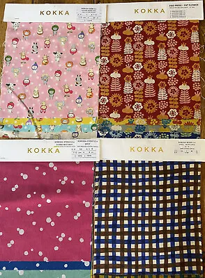 Kokka Japanese Fabric Sample Swatch Remnant Lots • £5.65