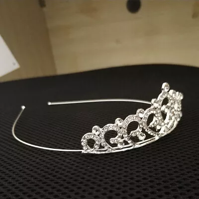  Women Tiara Bridal Hairbands Jewels For Miss Child Headband • £7.59