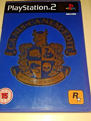 Canis Canem Edit Bully PlayStation 2 Black Label (PS2) Complete Rockstar Games • £9.99