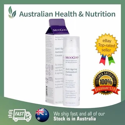 $39.95 • Buy Moogoo Anti-ageing Antioxidant Face Cream 75g + Free Same Day Shipping