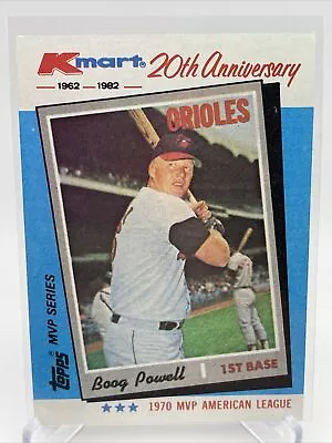 1982 Topps Kmart Boog Powell Baseball Card #17 Mint FREE SHIPPING • $1.25