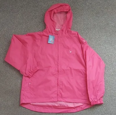 Muddy Puddles Puddlepac Waterproof Rain Coat Jacket Cagoule Pink 11-12 Years  • £3.50