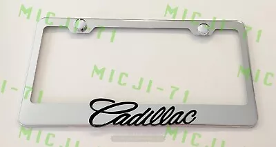 3D Cadillac Escalade Emblem Stainless Steel License Plate Frame Rust Free • $18.50