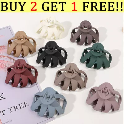 Women Girls Large Grip Hair Claw Clamps Octopus Clips Grips Hair Accessories • £2.93