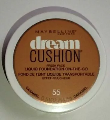 Maybelline New York Dream Cushion Fresh Face Liquid Foundation #55 Caramel  • $6.25