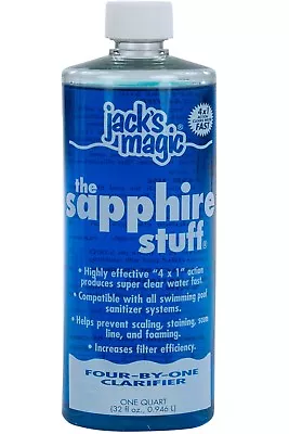Jack's Magic The Sapphire Stuff 4-in-1 Clarifier For Swimming Pools - 1 Quart • $79.92
