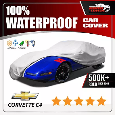 Chevy Corvette 6 Layer Car Cover Outdoor Water Proof Rain Snow Sun Dust 4th Gen • $55.95