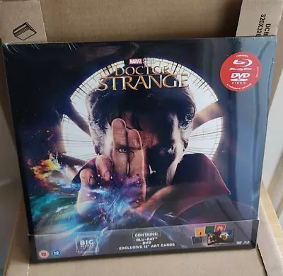 MARVEL'S Doctor Strange Blu-ray + DVD + Art Cards Big Sleeve Edition Vinyl • £14.99