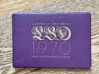 Proof Set Of  Royal Mint Coinage Of  Great Britain And Northern Ireland  1970 • £3.40